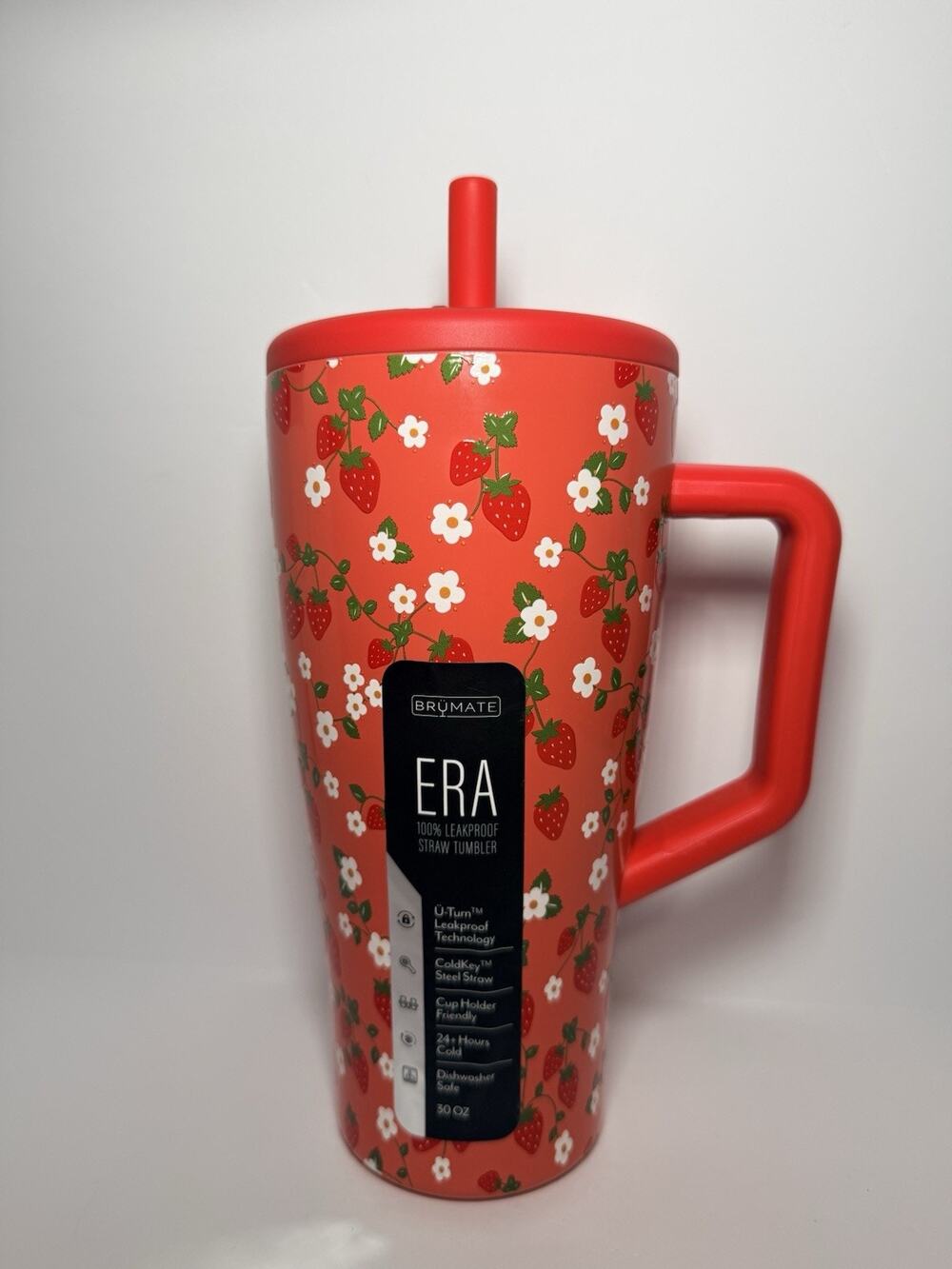 Brumate X Whole Foods 2026 Exclusive STRAWBERRY GARDEN FIELDS 30oz Era Tumbler